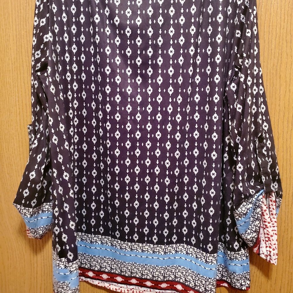 Bright lightweight tunic style top 2XL unbranded